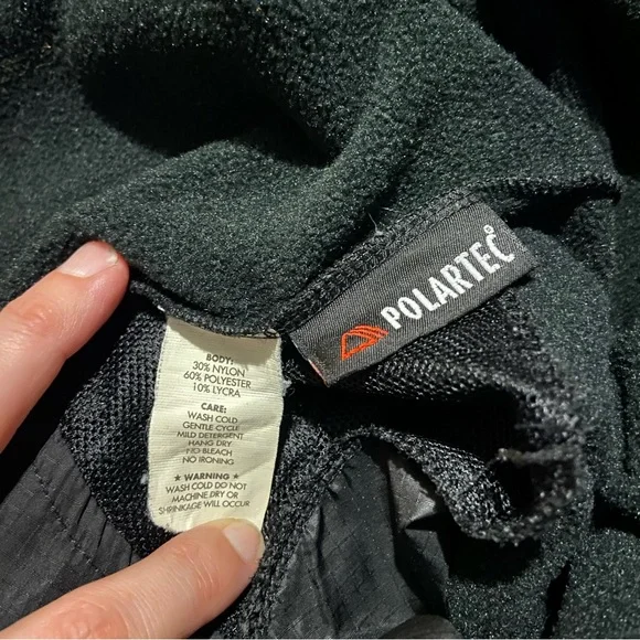 Lowe Alpine Vintage Polartec Fleece Vest Gorpcore Techwear Black Medium - Picture 5 of 5